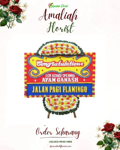 Bunga Papan Congratulation di Pekajangan